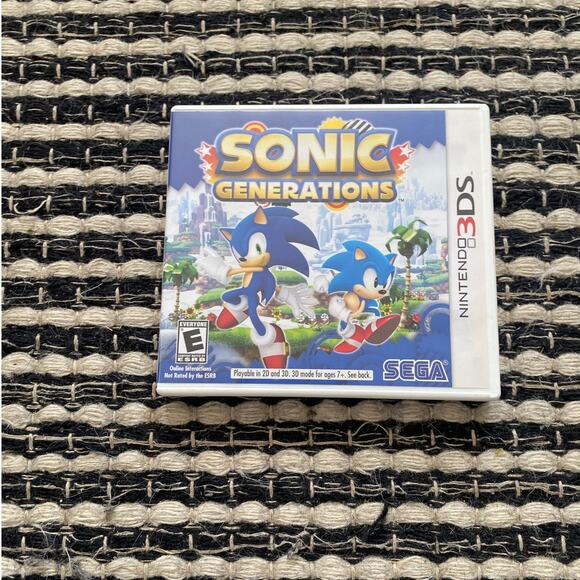 🌿Nintendo 3DS Sega Sonic Generations Video Game Handheld Cartridge - Picture 1 of 4